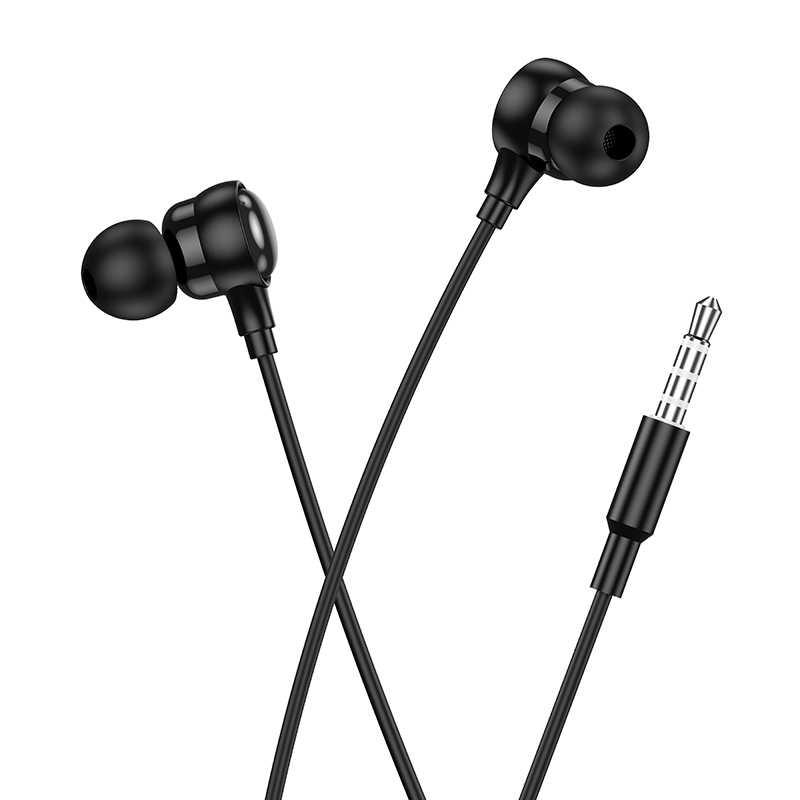 Hoco 3.5 Jack Universal Earphones with Microphone M116 – Black